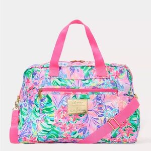 Lilly Pulitzer Vibrant Pink, Purple and Green Disney Weekender!